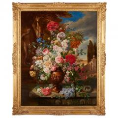  William John Wainwright Antique still life of flowers by W J Wainwright - 3488811