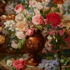  William John Wainwright Antique still life of flowers by W J Wainwright - 3488816