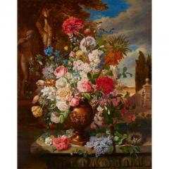  William John Wainwright Antique still life of flowers by W J Wainwright - 3488818