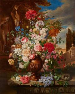  William John Wainwright Antique still life of flowers by W J Wainwright - 3488993