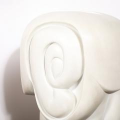  William P Katz Mid Century White Marble Amorphic Sculpture Entitled In the Beginning by Katz - 3751873