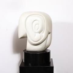  William P Katz Mid Century White Marble Amorphic Sculpture Entitled In the Beginning by Katz - 3751875