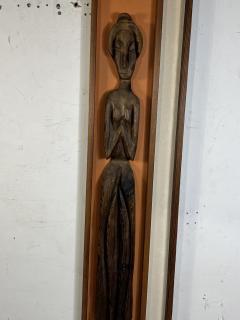  Witco MID CENTURY POLYNESIAN WOMAN CARVED WOOD PLAQUE BY WITCO - 3393938