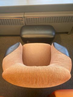  Wittmann 1970s Franz Wittmann Relax Chair and Ottoman - 4767395