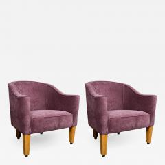  Wittmann PAIR OF JOSEF HOFFMANN WIENER WERKSTATTE STYLE ARMCHAIRS BY WITTMANN AUSTRIA - 2343579