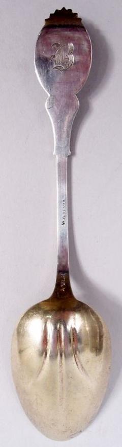  Wood Hughes Wood Hughes New York Medallion Diana Coin Silver Teaspoons - 4247026
