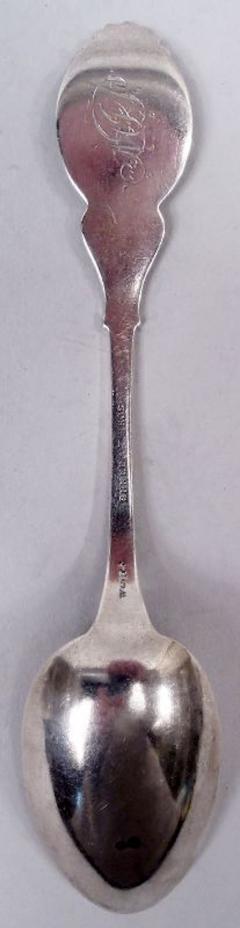  Wood Hughes Wood Hughes New York Medallion Diana Coin Silver Teaspoons - 4338681