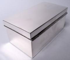  Woods Chatellier American Modern Sterling Silver Box C 1920 - 4084324