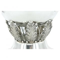  Woodside Silver Co Large Sterling Silver Handled Punch Bowl - 2717125