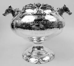  Woodside Sterling Co Antique Edwardian Trophy with New Jersey Road Horse Racing Association - 3771960