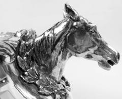  Woodside Sterling Co Antique Edwardian Trophy with New Jersey Road Horse Racing Association - 3771987