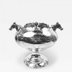  Woodside Sterling Co Antique Edwardian Trophy with New Jersey Road Horse Racing Association - 3781587