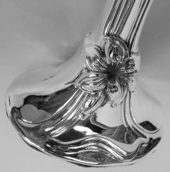  Woodside Sterling Co Pair of Antique American Art Nouveau Sterling Silver Candlesticks - 4364378