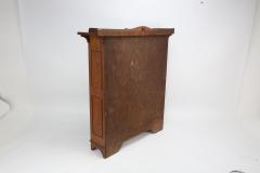  Wylie Lochhead Arts Crafts Oak Bookcase with Ying Yang Detail to the Top Adjustable Shelves - 4236698