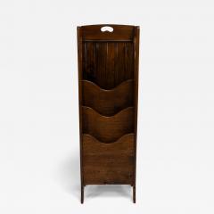  Wylie Lochhead Wylie Lochhead attributed A Glasgow Style Arts Crafts Oak Magazine Rack - 4204119