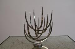  Xavier Feal Rare Polished Stainless Steel Candle Tree by Xavier Feal - 1079223