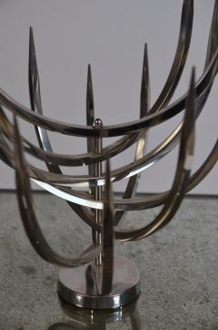  Xavier Feal Rare Polished Stainless Steel Candle Tree by Xavier Feal - 1079224