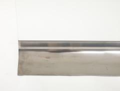  Xavier Feal Xavier F al Glass Brushed Stainless Steel Fire Screen France c 1970 - 4760350