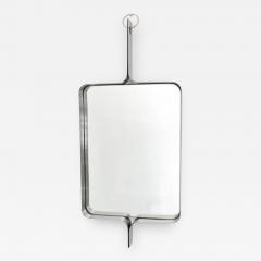  Xavier Feal Xavier Feal French Rectangular Brushed Stainless Steel Wall Mirror circa 1970 - 496185