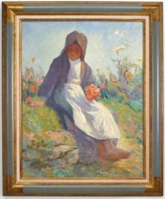  Young Girl Gathering Flowers - 3199053