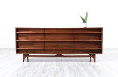  Young Manufacturing Company Mid Century Modern Curved Front Dresser by Young Furniture - 3348613