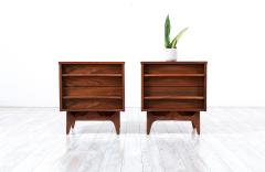  Young Manufacturing Company Mid Century Modern Curved Front Night Stands by Young Furniture Co  - 3348572