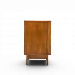  Young Manufacturing Company Young Manufacturing Mid Century Curved Walnut Credenza and Hutch - 4656458