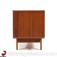  Young Manufacturing Company Young Manufacturing Mid Century Walnut Curved Buffet and Hutch - 3462942