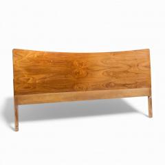  Young Manufacturing Company Young Manufacturing Mid Century Walnut King Headboard - 4436400