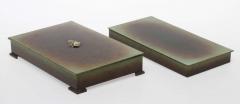  Ystad Brons Pair of Bronze Game Boxes by Ystad Brons - 1347935
