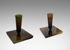  Ystad Brons Pair of Candleholders by Ystad Brons - 4637974