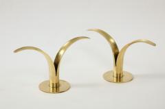  Ystad Metall Ivar hlenius Bj k Brass Candlesticks - 1831086