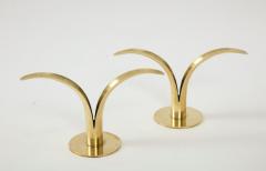  Ystad Metall Ivar hlenius Bj k Brass Candlesticks - 1831088