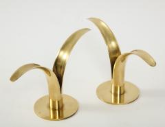  Ystad Metall Ivar hlenius Bj k Brass Candlesticks - 1831089