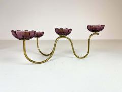  Ystad Metall Midcentury Collection of Candle Holders Brass Ystad Metall Sweden - 2469387