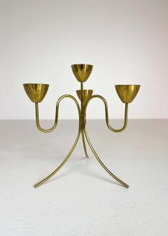  Ystad Metall Midcentury Collection of Candle Holders Brass Ystad Metall Sweden - 2469397