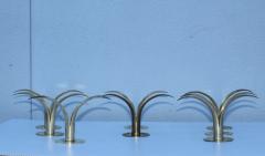  Ystad Metall Set of Eight Swedish Brass Candleholders By Ystad Metall - 870719