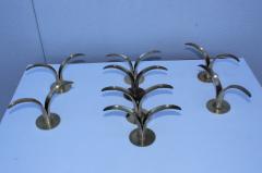  Ystad Metall Set of Eight Swedish Brass Candleholders By Ystad Metall - 870720