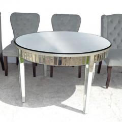  Z Gallerie Mirrored Table and Archer Dining Chairs by Z Gallerie - 2730365