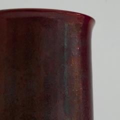  Zaalberg Meindert Zaalberg Hand Signed Purple Metallic Glazed Studio Pottery Vase - 4609109