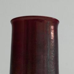  Zaalberg Meindert Zaalberg Hand Signed Purple Metallic Glazed Studio Pottery Vase - 4609114