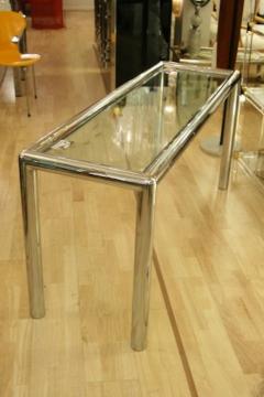  Zanotta 1970S CHROME CONSOLE TABLE - 1914554