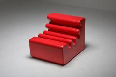  Zanotta Karelia Red Lounge Chair by Liisi Beckmann for Zanotta 1960s - 1382596