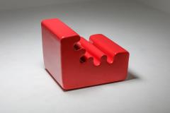  Zanotta Karelia Red Lounge Chair by Liisi Beckmann for Zanotta 1960s - 1382597