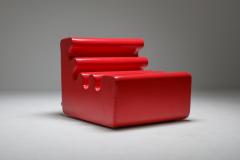  Zanotta Karelia Red Lounge Chair by Liisi Beckmann for Zanotta 1960s - 1382601