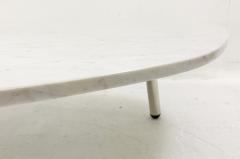 Zanotta Mid Century White Marble Tripod Coffee Table by Zanotta - 2421979