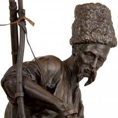  Zaporozhian Cossack After Battle Russian patinated bronze sculpture - 4283719
