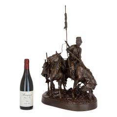  Zaporozhian Cossack After Battle Russian patinated bronze sculpture - 4283724