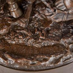  Zaporozhian Cossack After Battle Russian patinated bronze sculpture - 4283727