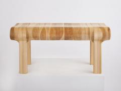  Zelonky Studios Contemporary Wood Laminated Bench - 3018872